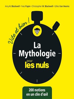 cover image of La mythologie pour les Nuls--Vite et Bien